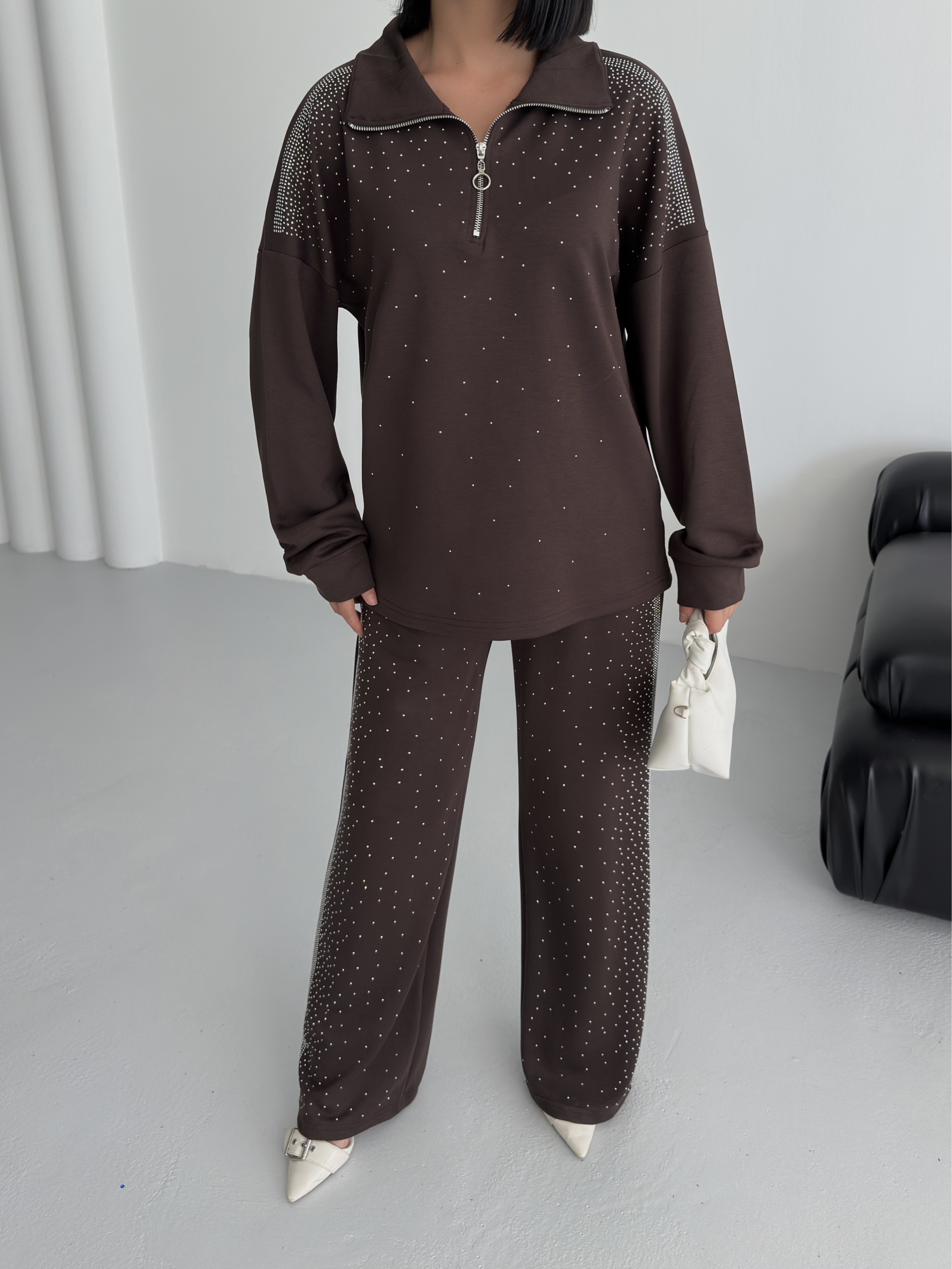 Ultra Premium Soft Touch Taşlı Takım ek resim