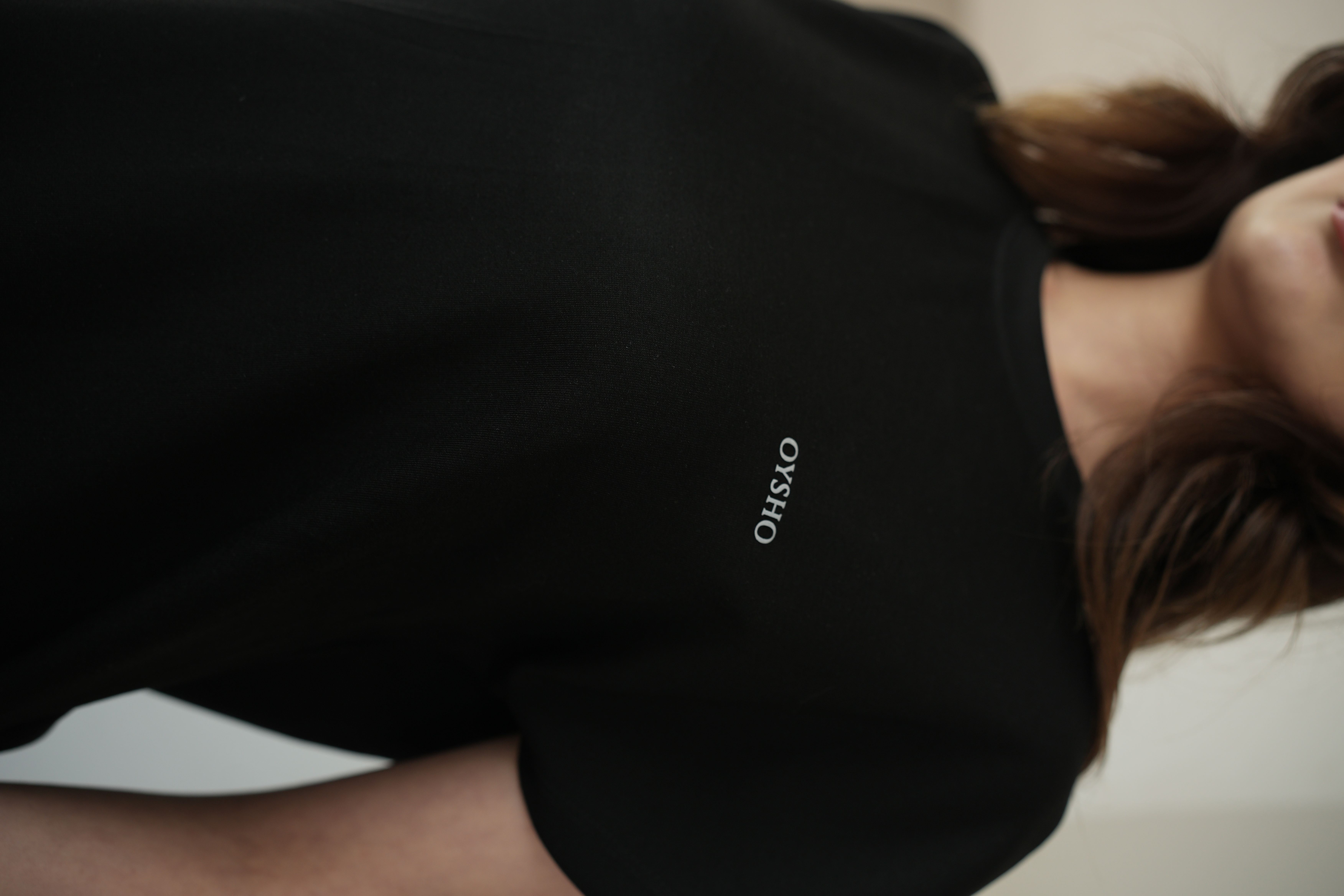 Oysho Baskılı Siyah Modal Kumaş Kadın İkili Eşofman Takımı ek resim